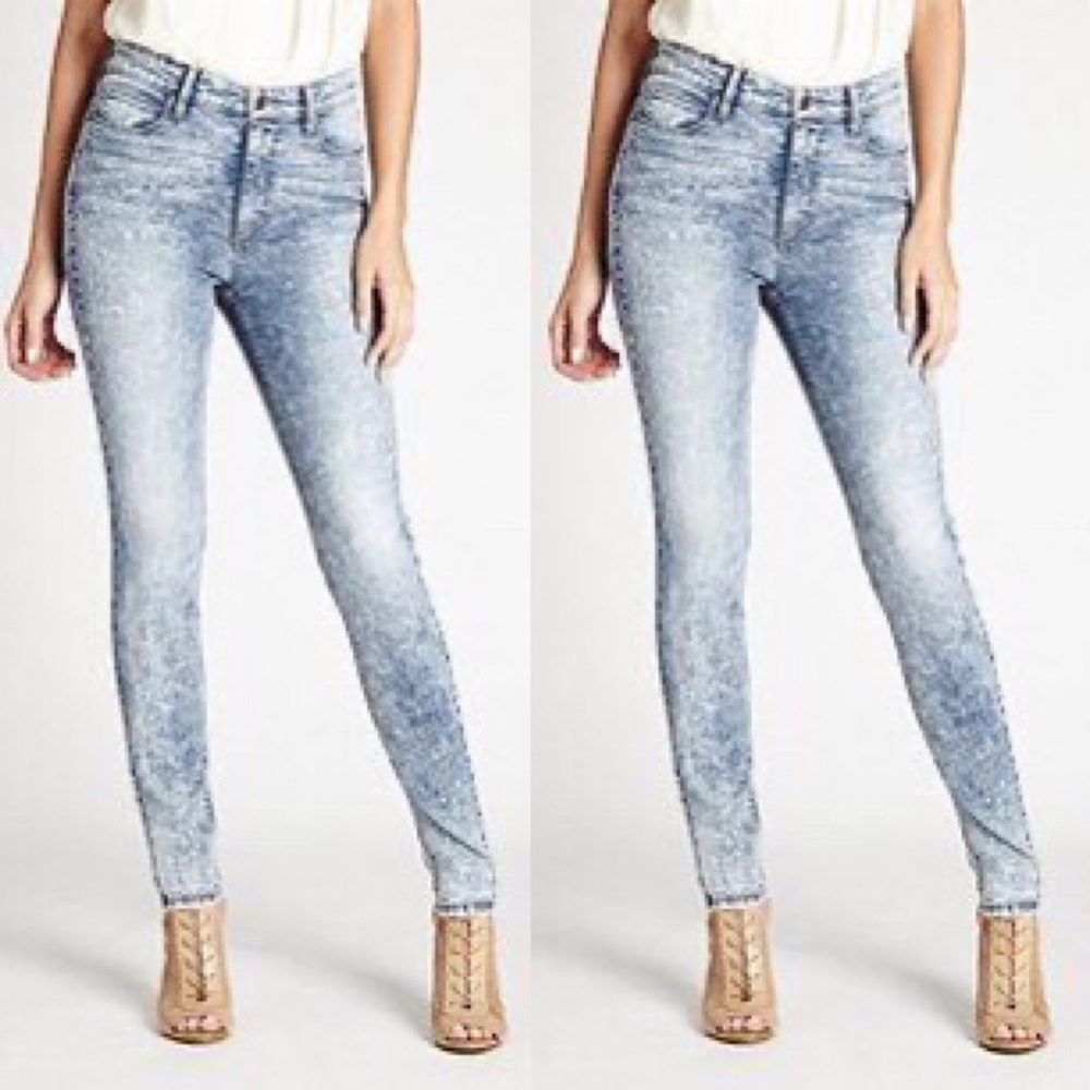Guess Jeans High Rise 1981 Skinny # wb3ab4r0yt2